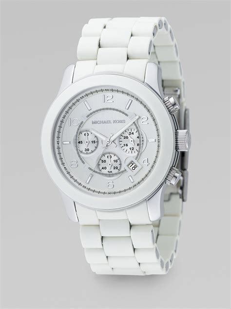 michael kors white watch mens|michael kors aanbiedingen.